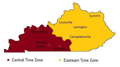 kentucky time zone|what times is it in lexington ky.